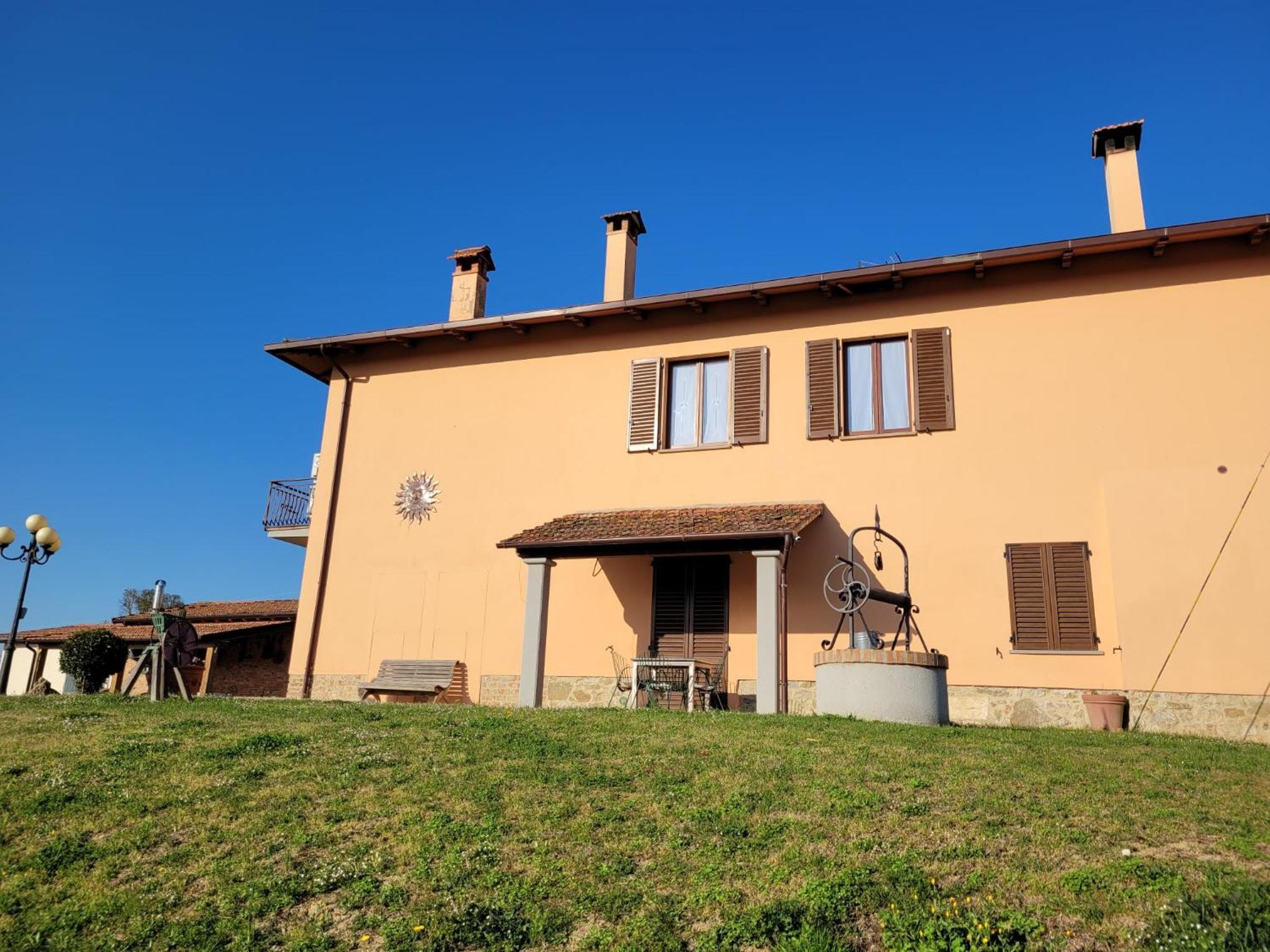 Vila Il Casale Di Lucullo Lucignano Exteriér fotografie